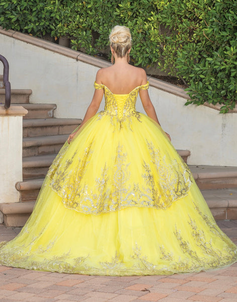 Yellow Piece Sweet 16 Dresses White Puffy Dress Sweet 16 Dresses