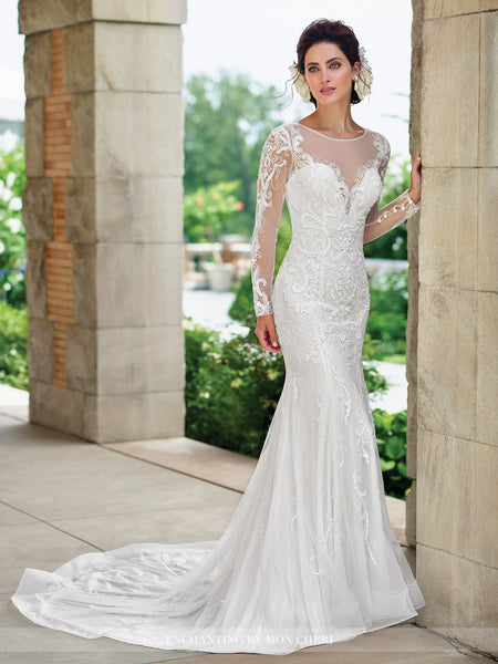 2017 Enchanting Fit and Flare Wedding gown Collection By Mon Cheri