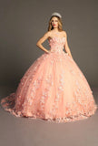 Quinceanera, quinceañera, sweet 16, engagement ball gown dresses