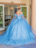 Quinceanera, sweet 16, engagement ball gown dress