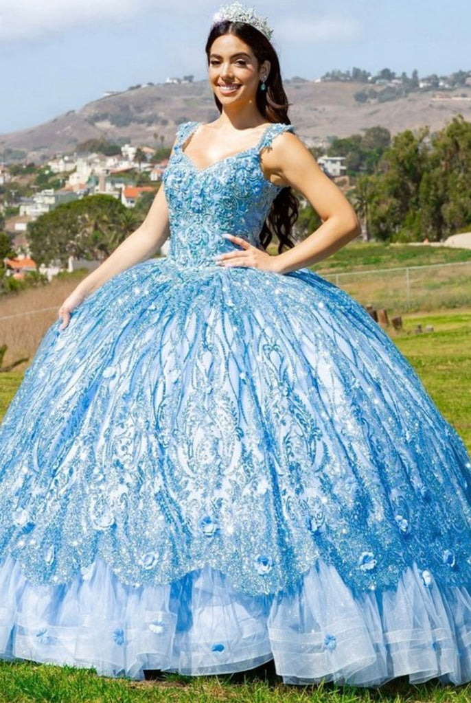 Quinceanera, quinceañera, sweet 16, engagement ball gown dresses