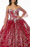 Quinceanera, quinceañera, sweet 16, engagement ball gown dresses