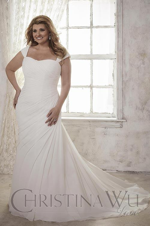 Lace Plus size wedding Dress lace mermaid trumpet gown