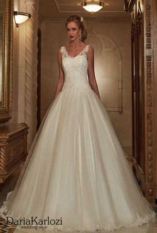 Lace wedding dress ball gown A-Line