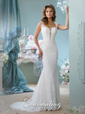 2016 Enchanting Slim Trumpet Wedding Gown Collection By Mon Cheri