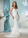 2016 Enchanting Lace Trumpet Wedding Gown Collection By Mon Cheri