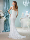 2016 Enchanting Lace Trumpet Wedding Gown Collection By Mon Cheri