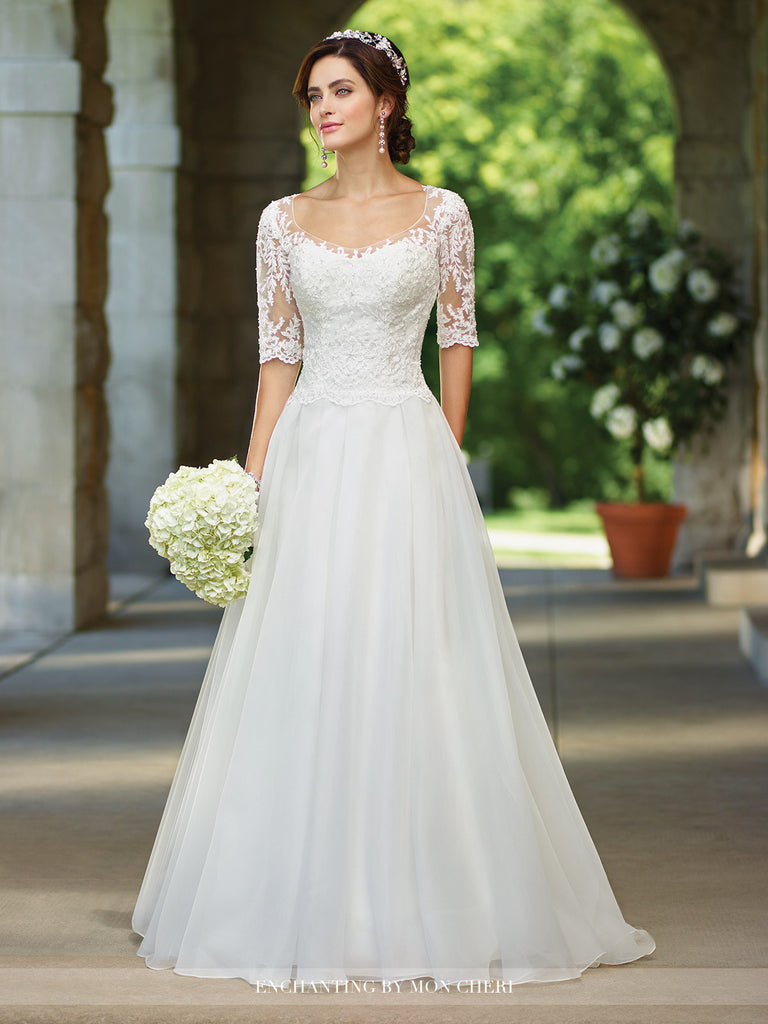 2017 Enchanting Full A-Line Wedding Gown Collection By Mon Cheri