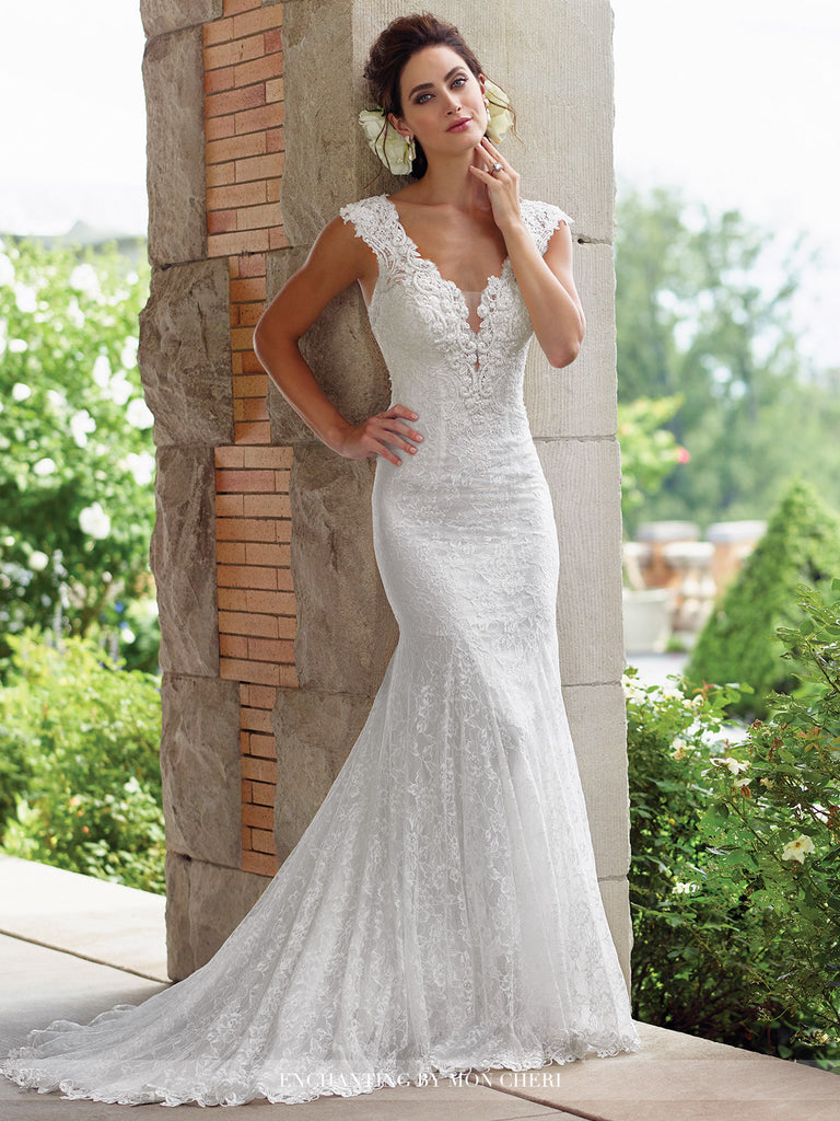 2017 Enchanting trumpet Wedding Gown Collection By Mon Cheri