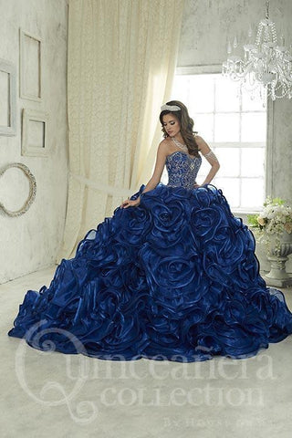 Beautiful quinceanera, sweet 16, engagement ball gown dress designed by House of Wu..