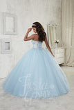 Beautiful quinceanera, sweet 16, engagement ball gown dress designed by House of Wu