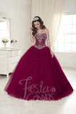 Beautiful quinceanera, sweet 16, engagement ball gown dress designed by House of Wu