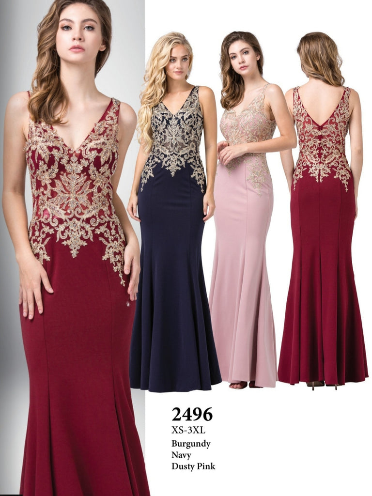 Prom & Evening formal fitted Dresses