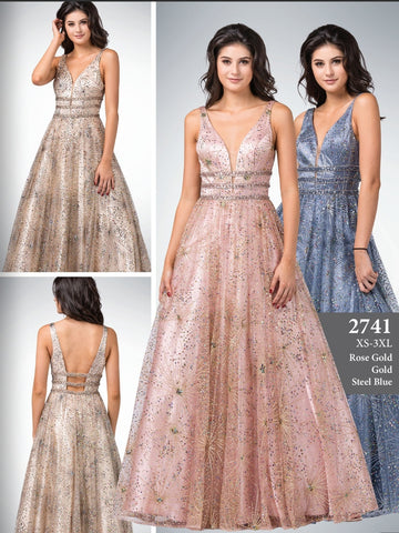 Prom & Evening formal fitted Dresses