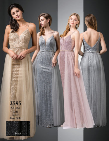 Prom & Evening formal fitted Dresses