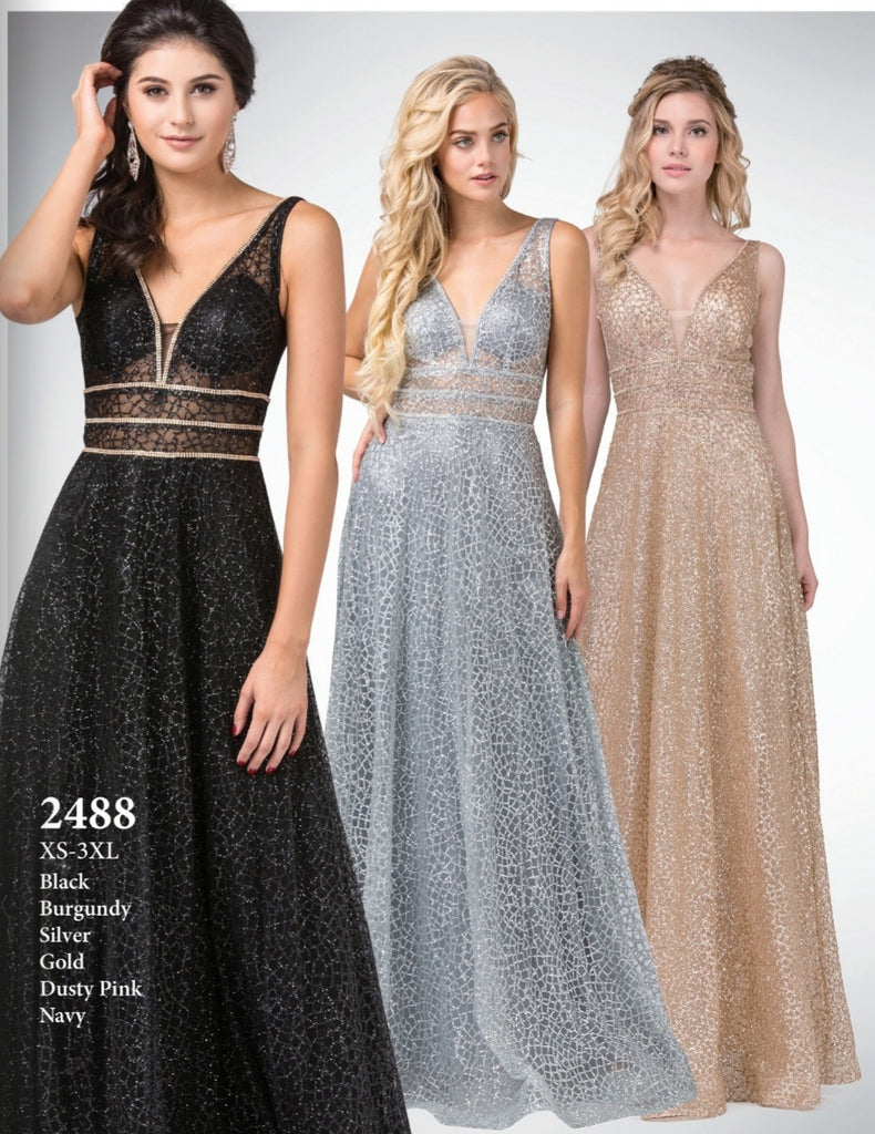 Prom & Evening formal fitted Dresses