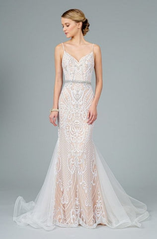 Wedding dress lace by Designer