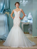 Designer lace Mermaid wedding dress