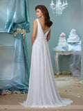 Designer lace chiffon wedding dress