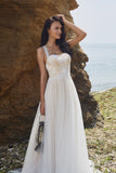Chic Nostalgia lace chiffon satin tulle A-line wedding dress