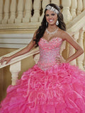 Beautiful quinceanera, sweet 16, engagement ball gown dress designed by House of Wu
