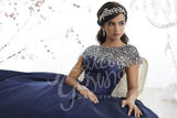 Quinceanera, sweet 16, engagement ball gown dress designer..