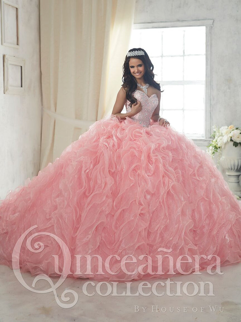 2017 Beautiful quinceanera, sweet 16, engagement ball gown dress by House of Wu..