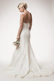 Wedding dress lace A-line SWEETHEART, STRAPLESS, MERMAID
