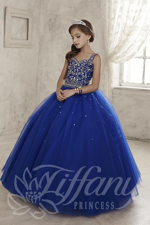 Beautiful Pangent, flower girl long dress by Tyffany Princess