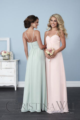 Chiffon Bridesmaid dress By House of Wu..