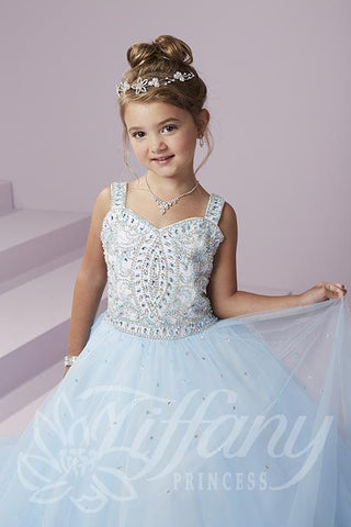 Beautiful Pageant, Flower Girl,  ball gown dress by Tiffany Princess