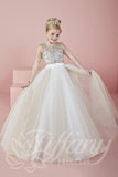 Beautiful Pageant, Flower Girl,  ball gown dress by Tiffany Princess