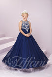 Beautiful Pangent, flower girl long dress by Tyffany Princess