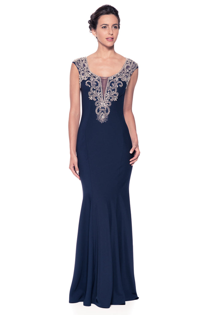 Mother Of The Bride Lace beaded satin chiffon Long Gown Dress. Bela Bridal Mother Of The Bride Lace beaded satin chiffon Long Gown Dress. Bela Bridal