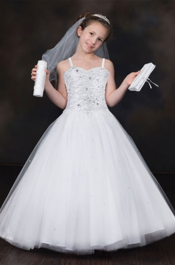 Flower girl communion lace beaded chiffon dresses Flower girl communion lace beaded chiffon dresses