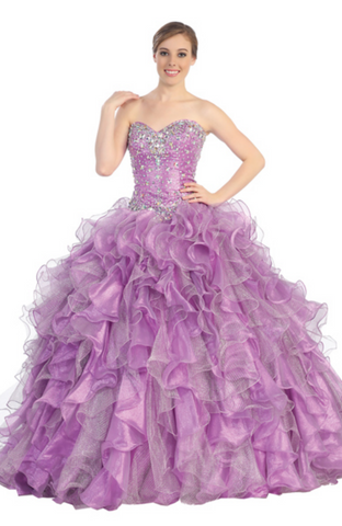 Quinceanera, sweet 16, engagement ball gown dress designer