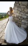 Lace tulle MERMAID wedding dress..