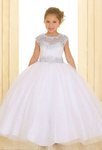 Beautiful Pageant, Flower Girl,  ball gown dress