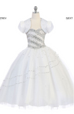 Flower girl communion lace chiffon dresses