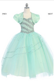 Flower girl communion lace chiffon dresses