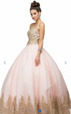 Quinceanera, sweet 16, engagement ball gown dress designer
