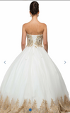 Quinceanera, sweet 16, engagement ball gown dress designer