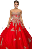 Quinceanera, sweet 16, engagement ball gown dress designer