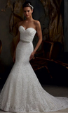 BRIDAL STRAPLESS TRUMPET WEDDING DRESS