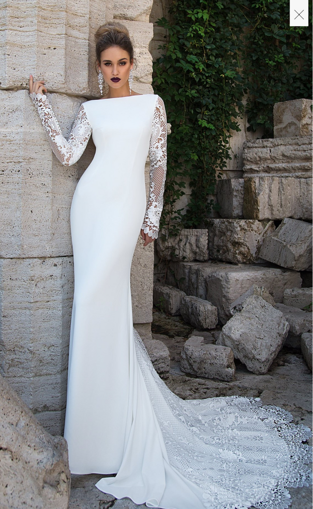Wedding Gown designer Ida Torez memail fit & flare Bela Bridal Wedding Gown designer Ida Torez memail fit & flare Bela Bridal