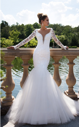 Wedding Gown designer Ida Torez mermaid