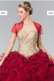 Quiceanera, sweet 16, engagement ball gown dress designer