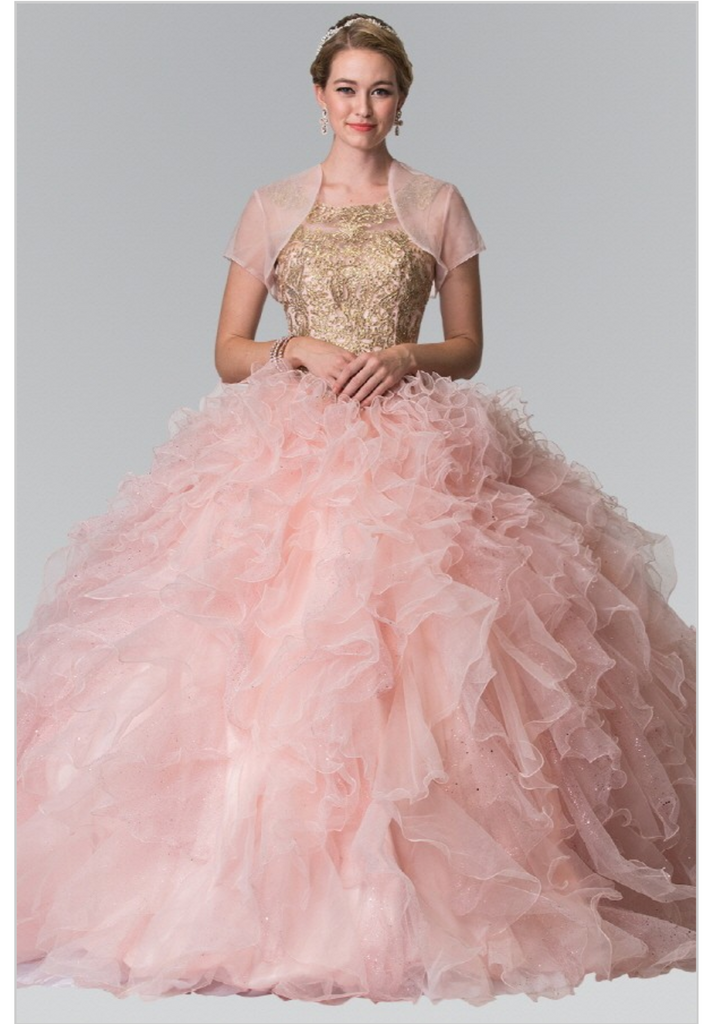 Quiceanera, sweet 16, engagement ball gown dress designer