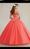Quinceanera, sweet 16, engagement ball gown dress designer