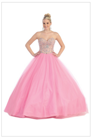 Quinceanera, sweet 16, engagement ball gown dress designer